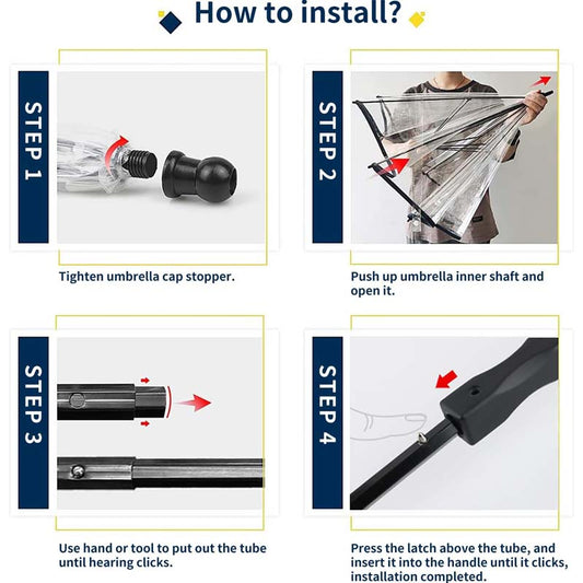 Adjustable Rain Dog Walking Leash Transparent Pet Umbrella