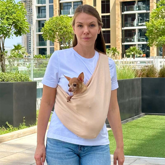 Shoulder Crossbody Pet Backpack– Up to 11 lbs / 5 kg