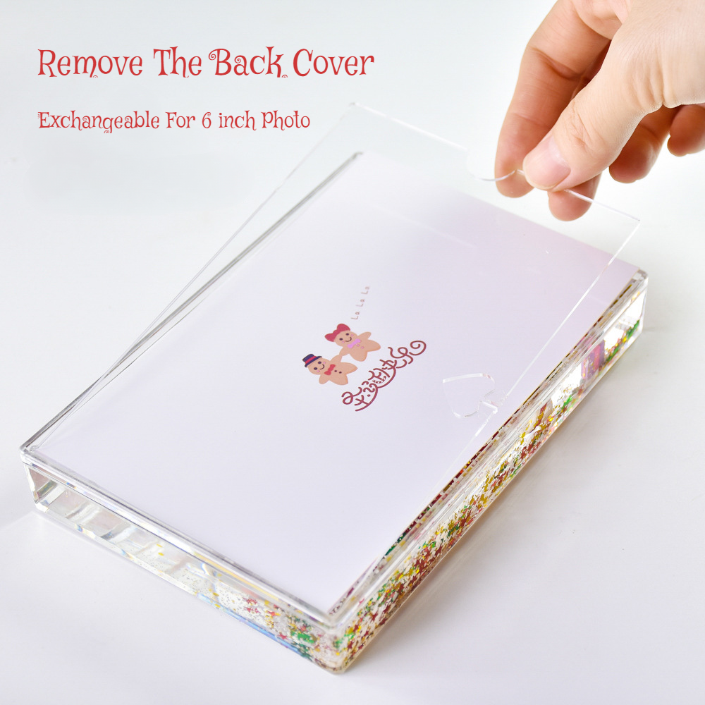 Christmas Quicksand Decorative Photo Frame