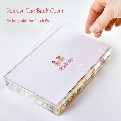 Christmas Quicksand Decorative Photo Frame