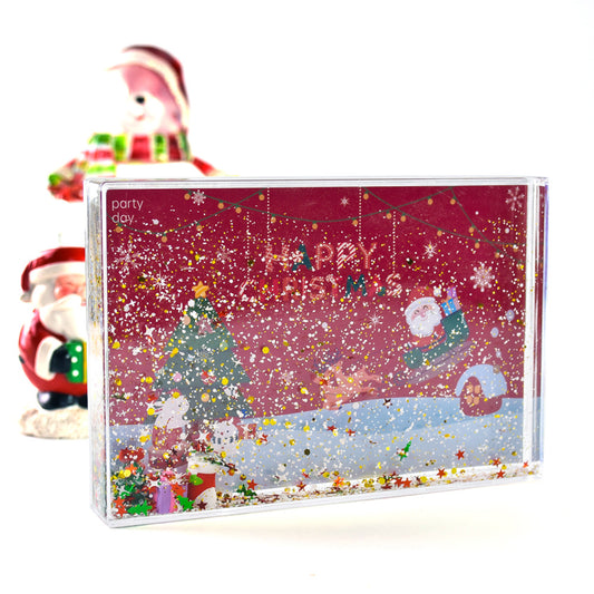 Christmas Quicksand Decorative Photo Frame