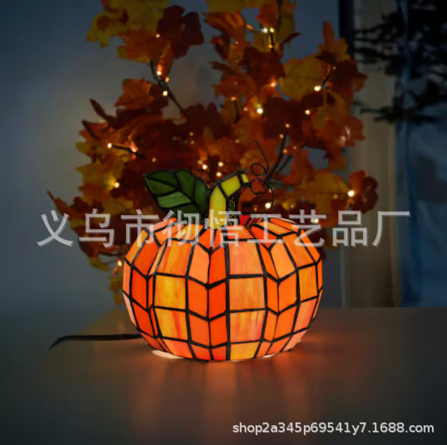 Pumpkin Lamp Halloween Decoration Resin Lamp
