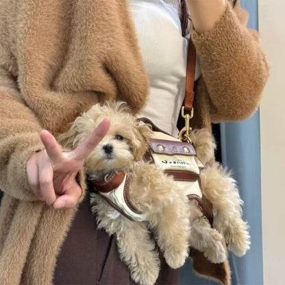 Dogs One-shoulder Portable Pet Backpack Traction Travel