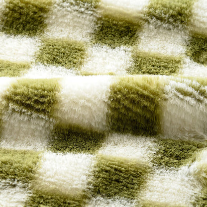 Removable Washable Vintage Pet Couch Green Diamond