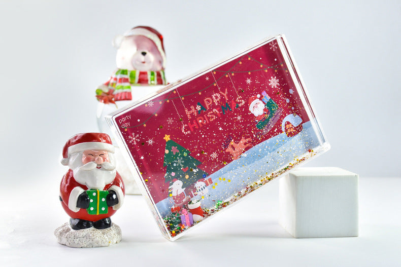 Christmas Quicksand Decorative Photo Frame