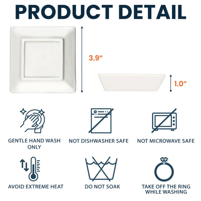 Custom Photo Trinket Tray -  Thank You Gifts Personalized Jewelry Dish