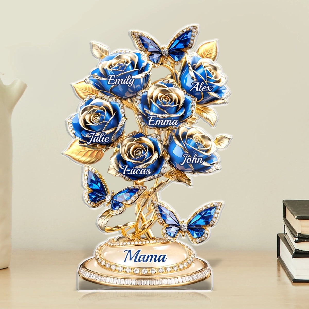 Custom Acrylic Plaque - Personalized Mother's Day Gifts For Mom, Grandma - Love Rooted In Motherhood