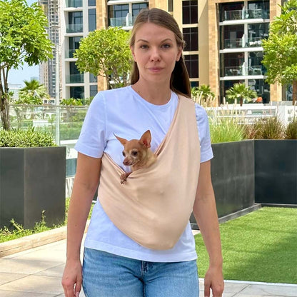 Shoulder Crossbody Pet Backpack– Up to 11 lbs / 5 kg