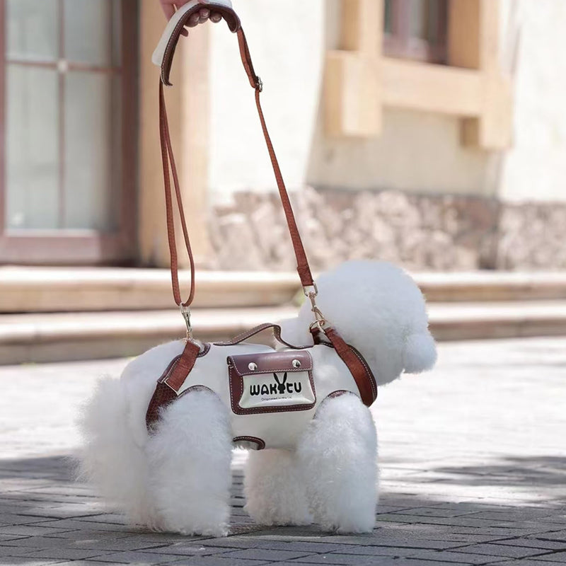 Dogs One-shoulder Portable Pet Backpack Traction Travel