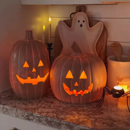 Halloween Pumpkin Lantern Glow Hollow Big Pumpkin
