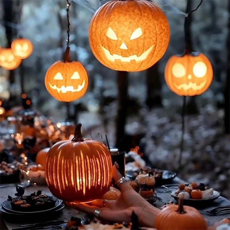 LED Light Pumpkins Fall Halloween Decorations for Home