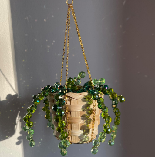 Glass Beaded Plant Gift