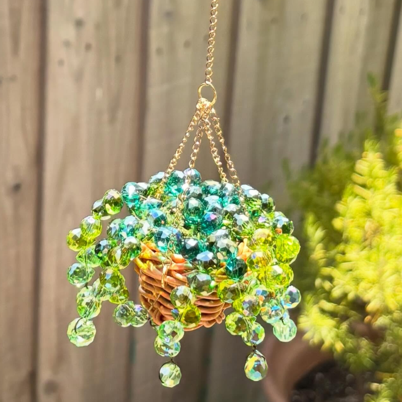 Glass Beaded Plant Gift