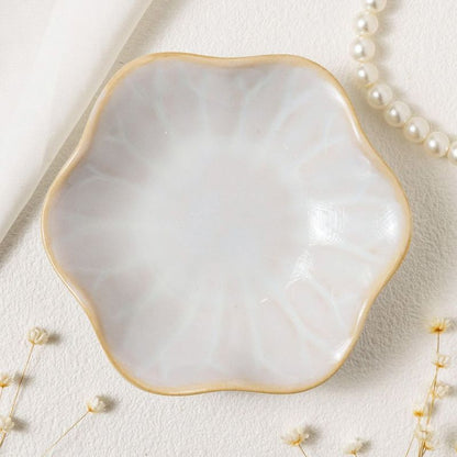 Birth Month Flower Gift For Her - Personalized Jewelry Dish